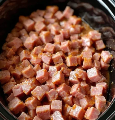 4-Ingredient Slow Cooker Potluck Ham