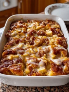 Apple Fritter Breakfast Casserole