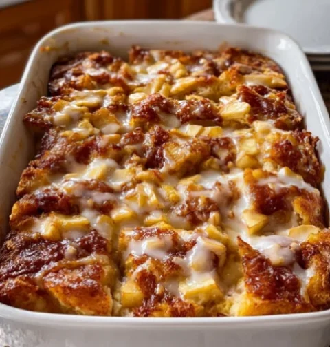 Apple Fritter Breakfast Casserole