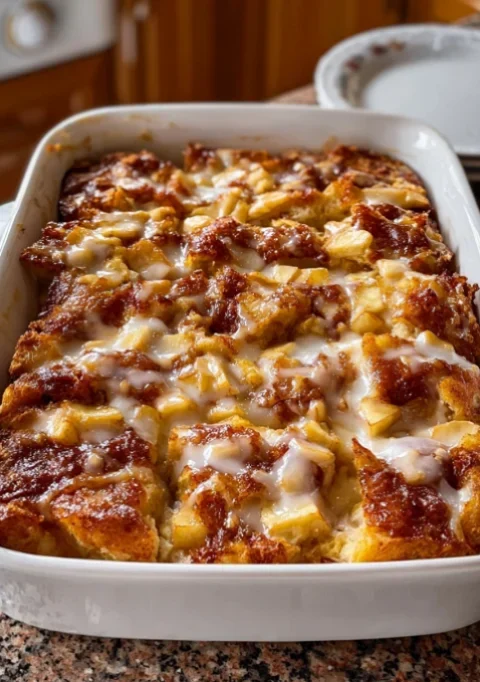 Apple Fritter Breakfast Casserole