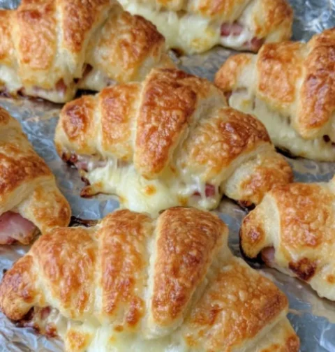 Bacon and Cheese Croissant Rolls