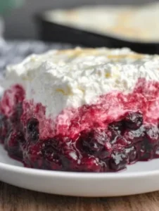 Blueberry Cloud Jello Salad