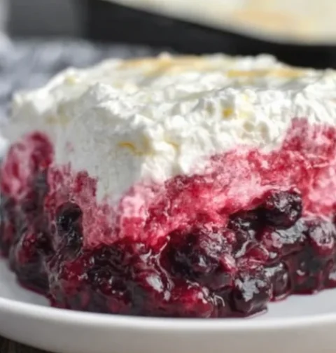 Blueberry Cloud Jello Salad