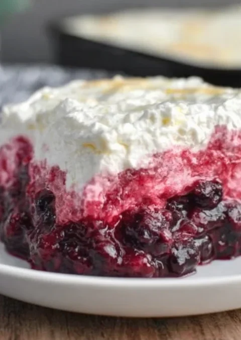 Blueberry Cloud Jello Salad