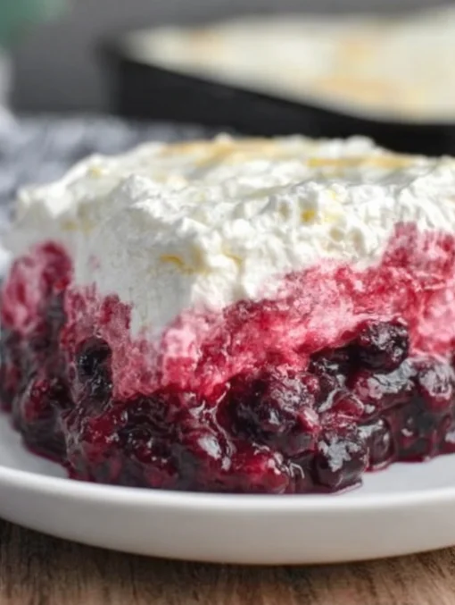 Blueberry Cloud Jello Salad