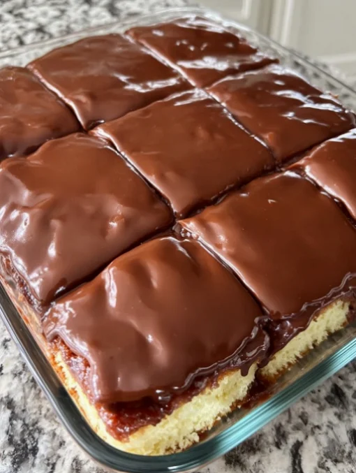Boston Cream Sheet Cake