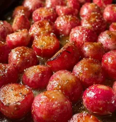 Butter Roasted Radishes