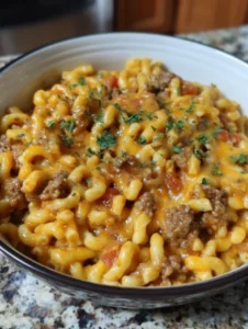 Cheeseburger Pasta