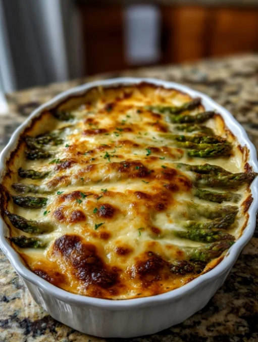 Cheesy Asparagus Casserole