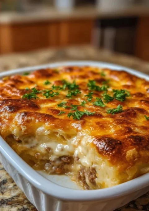Cheesy Beef Casserole