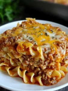 Cheesy Beef Lasagna