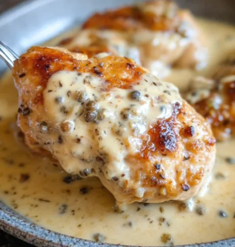 Chicken au Poivre
