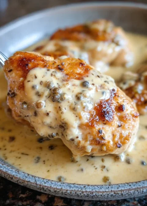 Chicken au Poivre