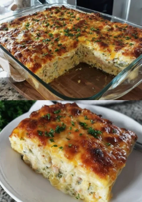 Chicken Cordon Bleu Lasagna