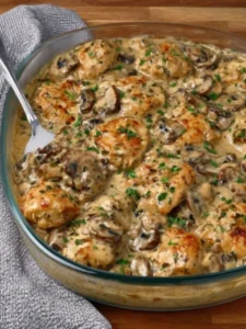 Chicken Mushroom Stroganoff