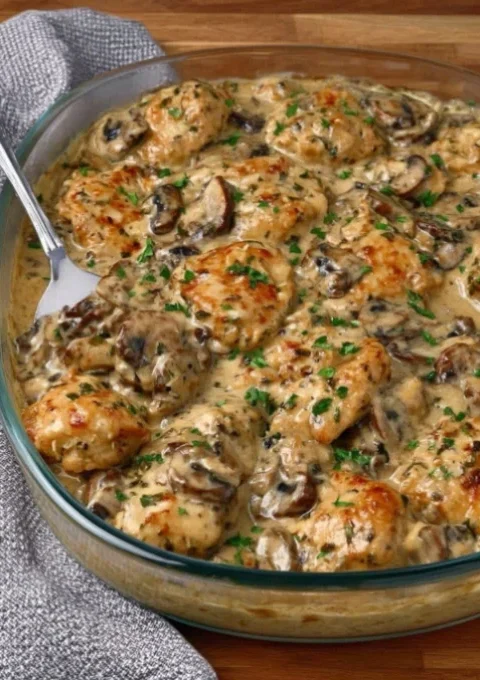 Chicken Mushroom Stroganoff