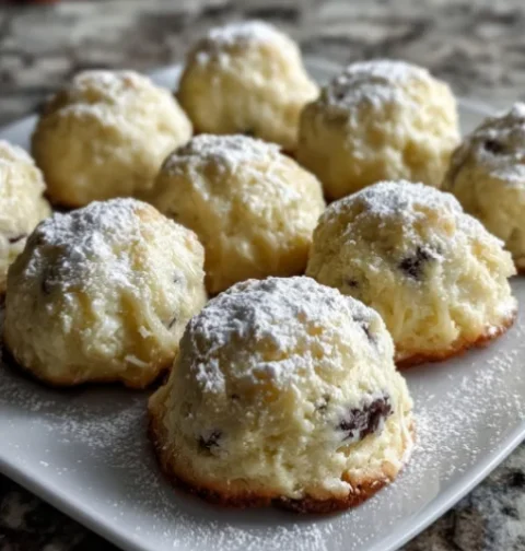 Chocolate Chip Snowball Cookies