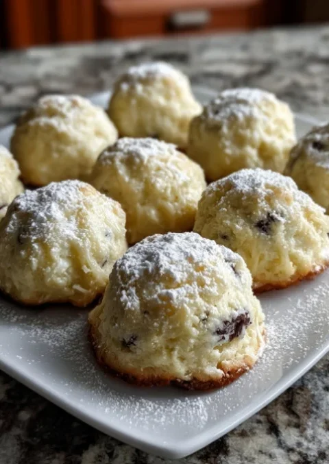 Chocolate Chip Snowball Cookies