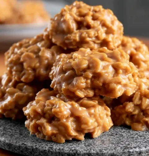 Classic Peanut Butter No-Bake Cookies