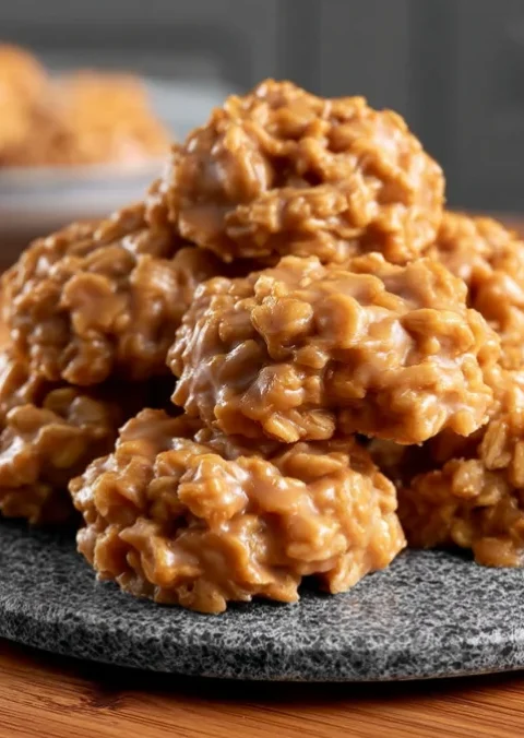 Classic Peanut Butter No-Bake Cookies