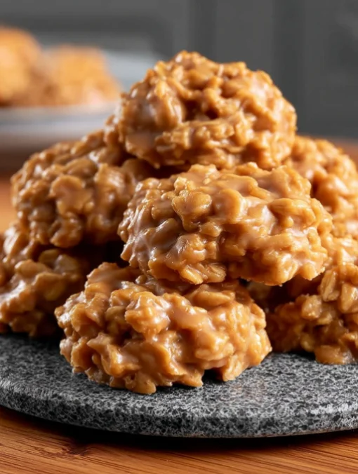 Classic Peanut Butter No-Bake Cookies