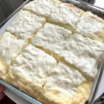 Creamy Custard Squares with Golden Top