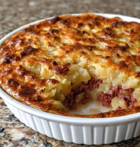 corned beef potato pie