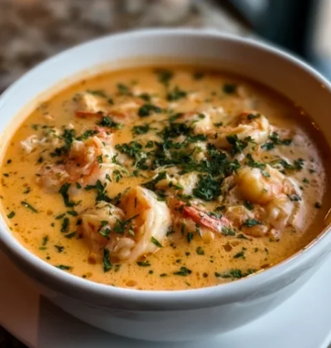 Crab and Shrimp Seafood Bisque