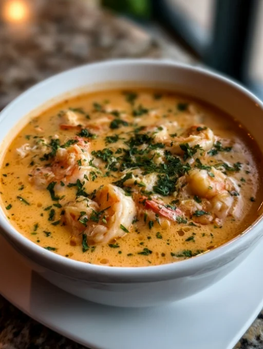 Crab and Shrimp Seafood Bisque