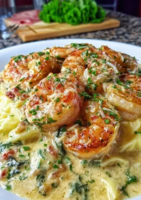 Creamy Tuscan Shrimp