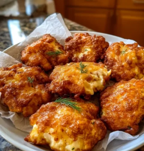 Crispy Chicken Fritters