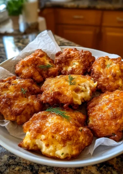 Crispy Chicken Fritters