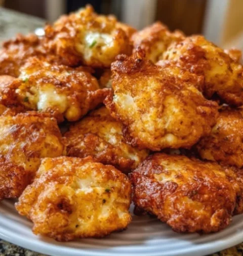 Crispy Chicken Fritters