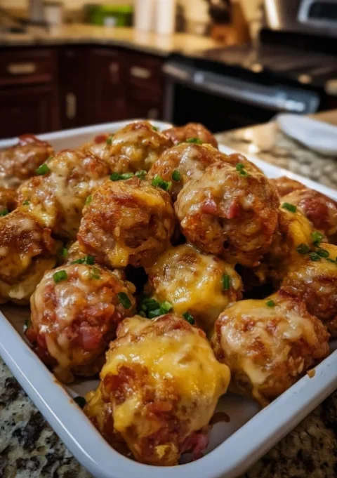 crispy hashbrown sausage bites