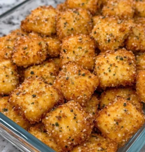 Crispy Parmesan Ravioli