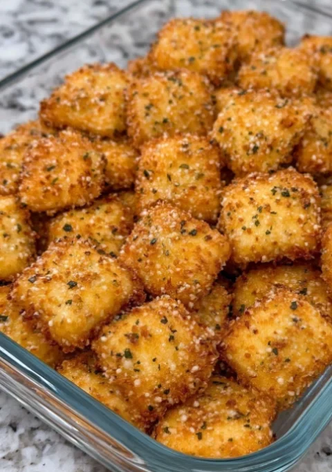 Crispy Parmesan Ravioli