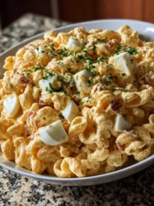 Deviled Egg Pasta Salad