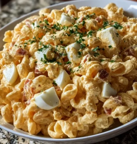 Deviled Egg Pasta Salad