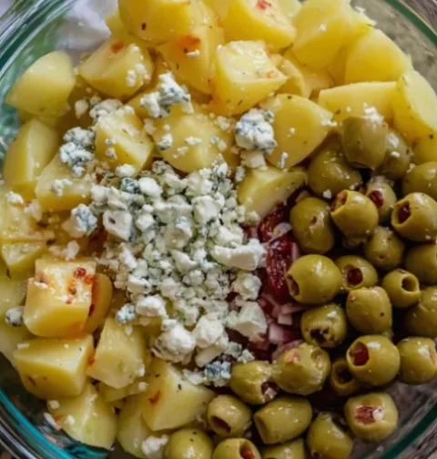 Dirty Martini Potato Salad