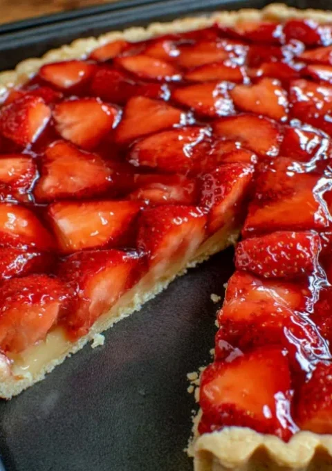 Easy Strawberry Slab Pie