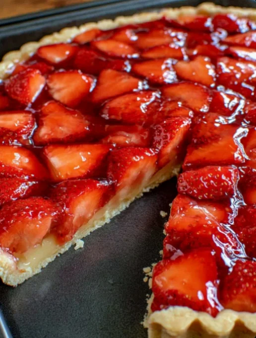 Easy Strawberry Slab Pie