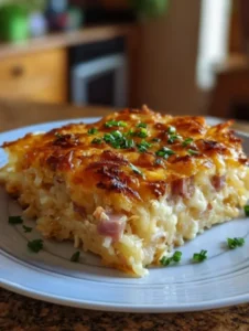 Eggs Bacon and Hashbrown Casserole