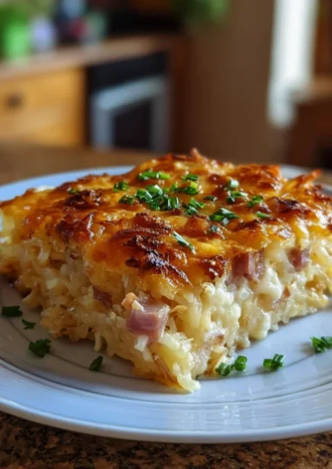 Eggs Bacon and Hashbrown Casserole