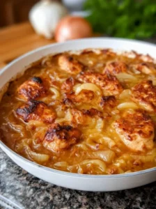 French Onion Skillet Chicken
