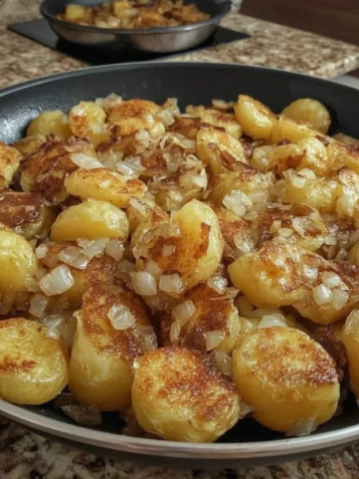 fried potatoes and onions