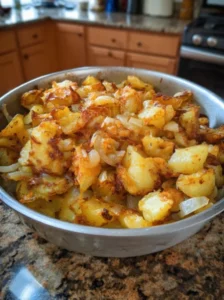 Fried Potatoes and Onions