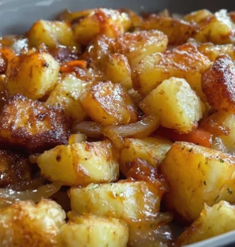 Fried Potatoes and Onions