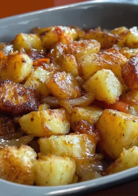 Fried Potatoes and Onions