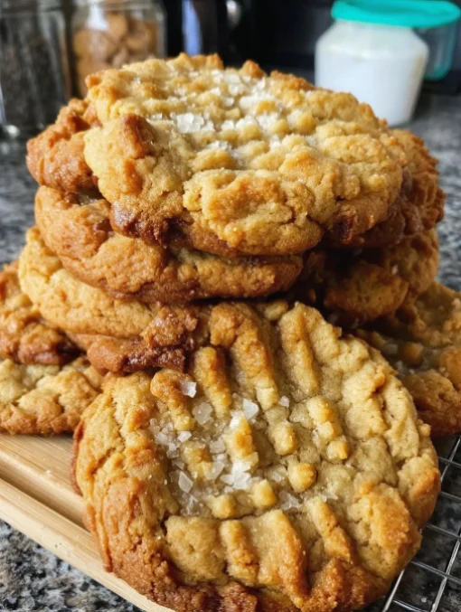 GIGANTIC peanut butter cookies