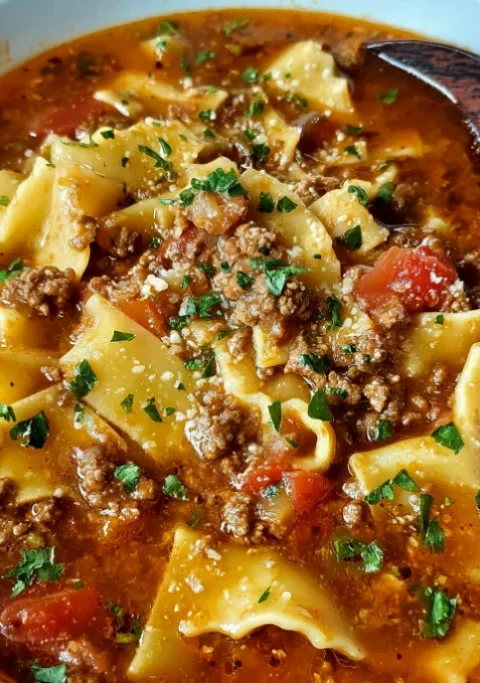 Lasagna Soup
